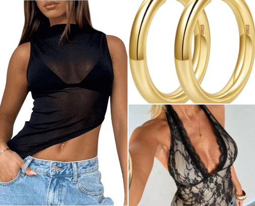 Girls Night Out Outfits & Accessories on a Budget cover photo collage