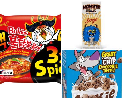 My Amazon Snack Stash🥭🍙 cover photo collage