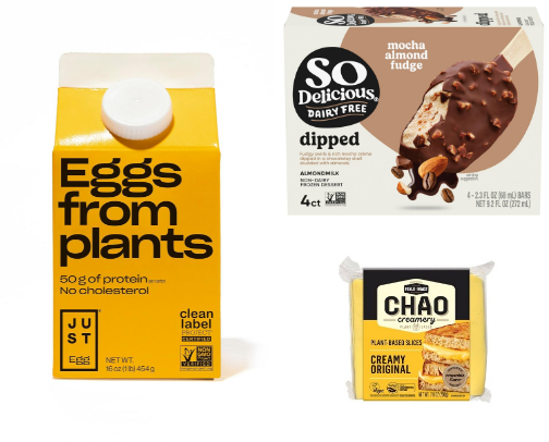 Vegan staples cover photo collage