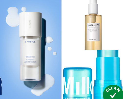 Skincare cover photo collage