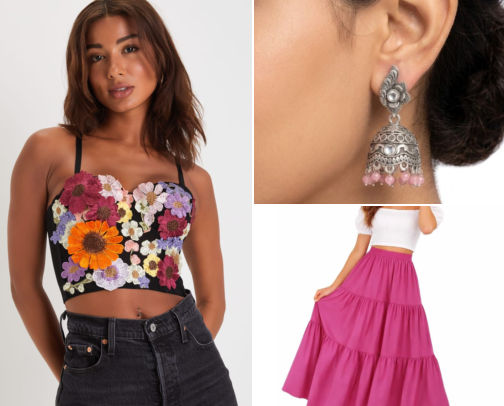 Indo-Western Outfit Inspo 🌸 cover photo collage