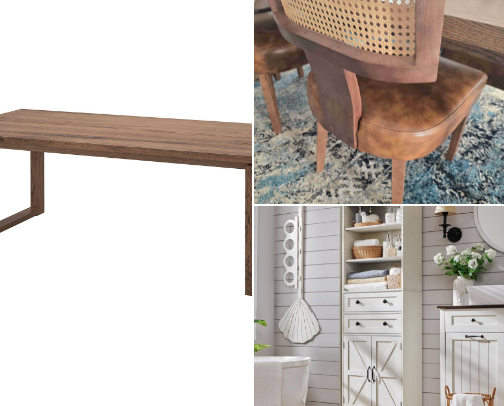 Home furnishings cover photo collage