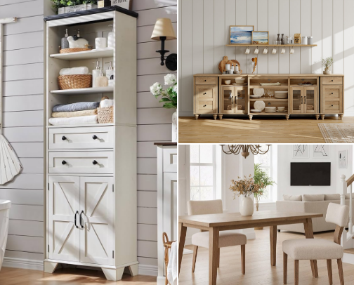 Home furnishings cover photo collage