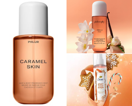 Body Mists and Sprays for Colder Weather cover photo collage