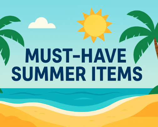 Must-Have Summer Items cover photo collage