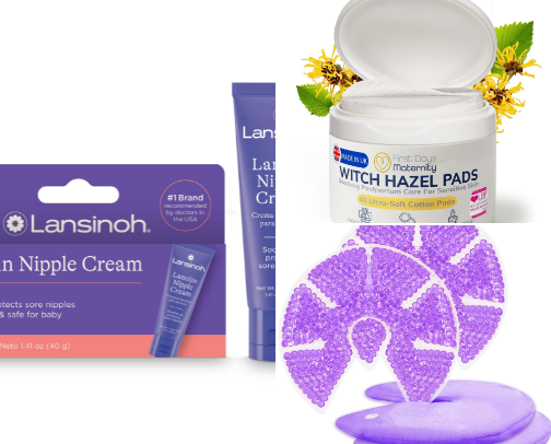 Here’s what you need when you’re freshly postpartum 💕 cover photo collage
