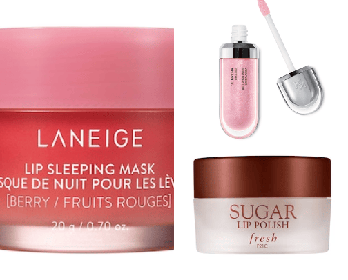 lip care cover photo collage