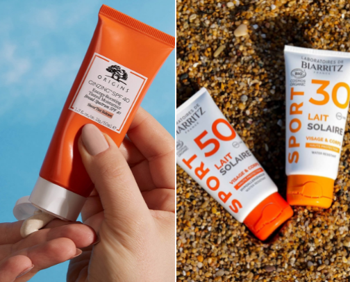 Sun protection musts☀️ cover photo collage