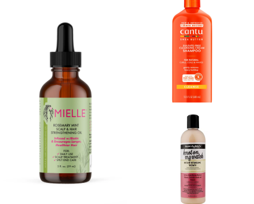 Natural hair essential pack cover photo collage