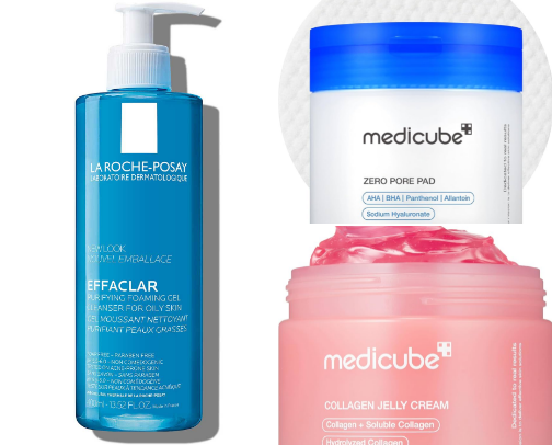 Skin care that got me to clear skin cover photo collage