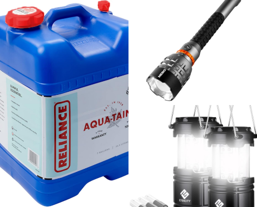 Must-have items in case of emergencies cover photo collage