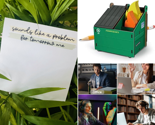 Sassy Office Meme Sticky Notes cover photo collage