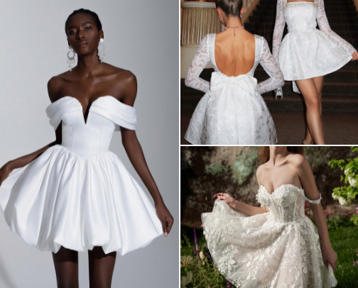 Beautiful SHEIN Wedding Dresses Under $150 cover photo collage
