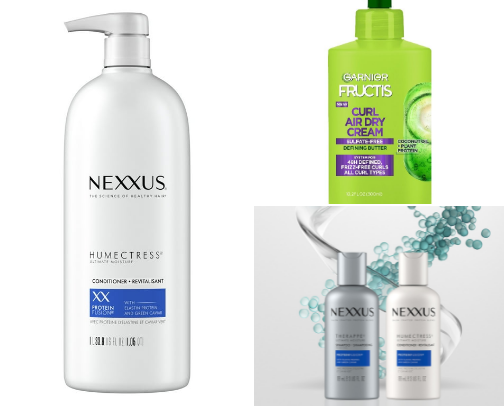 hair care - type 3a/3b cover photo collage