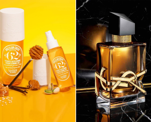 Favorite scents and parfumes ✨ cover photo collage