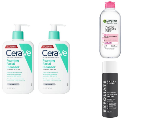 Oily & Combo Skin Essentials✨💦 cover photo collage