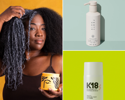 Curly hair routine cover photo collage