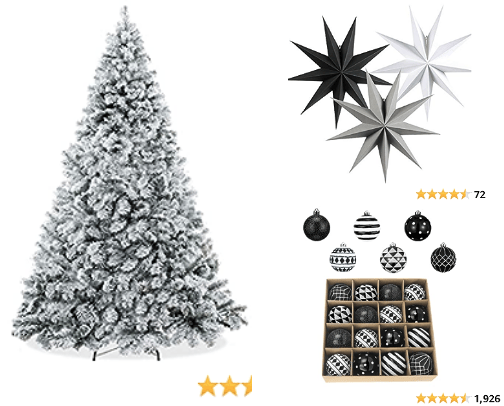 Christmas-Black & White Beyond Buffalo Plaid cover photo collage