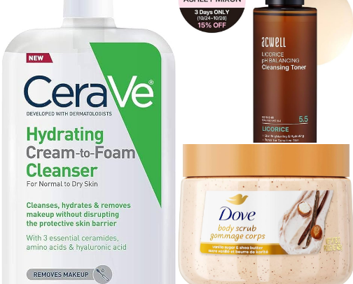 Skincare for dry, acne prone, sensitive, hormonal skin cover photo collage