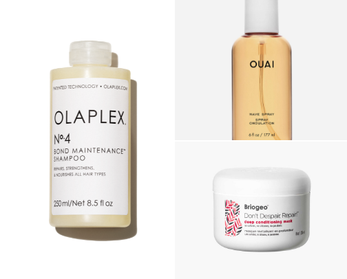 Shampoos & Conditioners, leave - ins, oils, styler cover photo collage