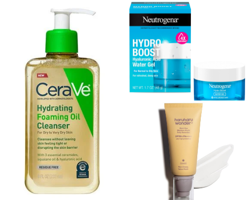 Skin care starter pack cover photo collage