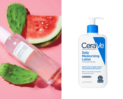 skincare! 🧴💐 cover photo collage