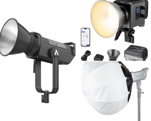 My go to lighting equipment. cover photo collage