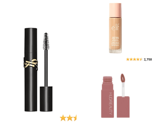 My favourite makeup products cover photo collage