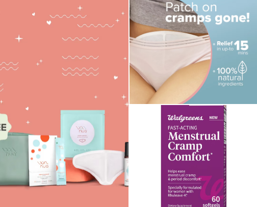 PERIOD CRAMP COMFIES 🫠 cover photo collage