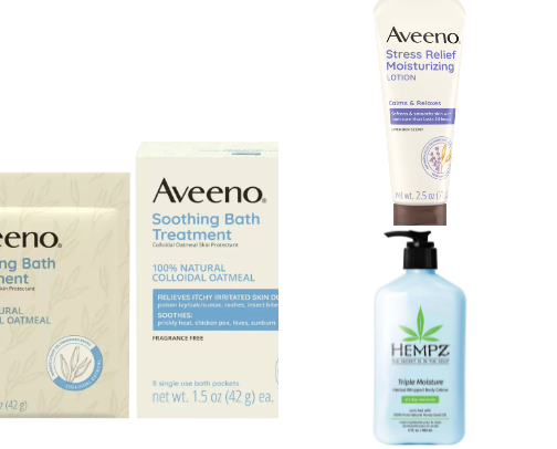 Sensitive skin / urticaria must haves cover photo collage
