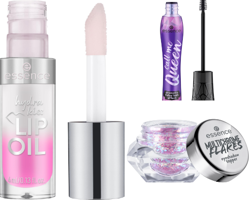 Essence favourite affordable products cover photo collage
