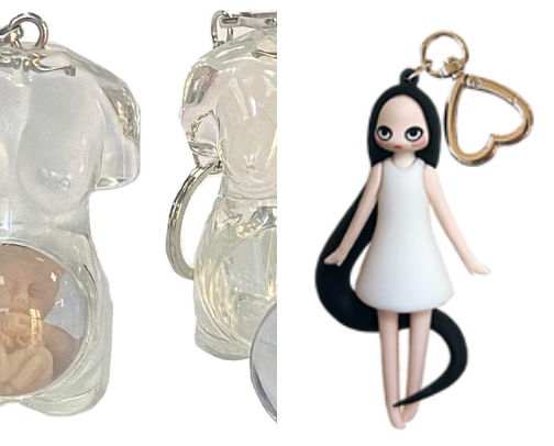 pretty keychains cover photo collage