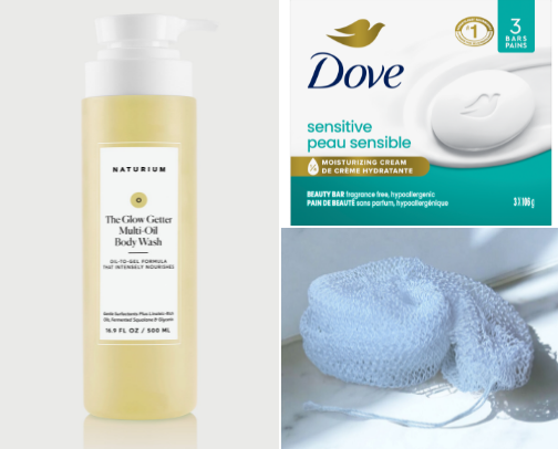 Silky Skin Shower Routine 🫧 cover photo collage