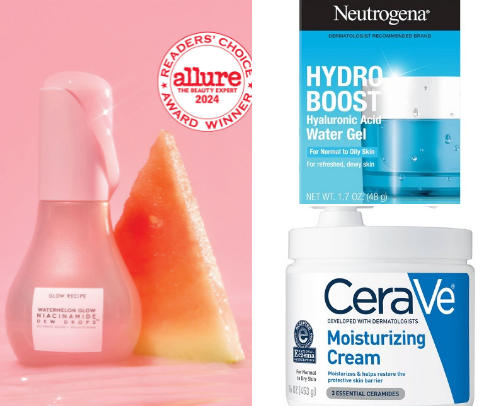 My favorite beauty products for face and body! cover photo collage