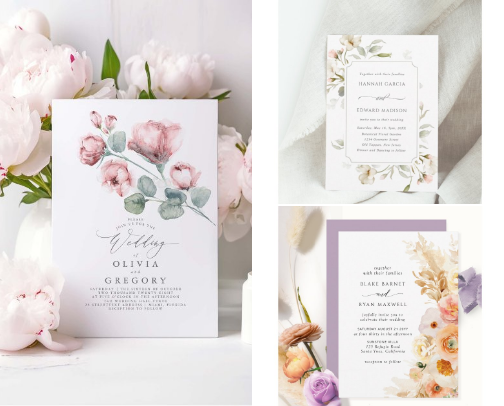 Wedding Invitations That Set the Tone for Your Big Day cover photo collage