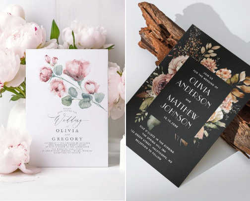 Wedding Invitations That Set the Tone for Your Big Day cover photo collage