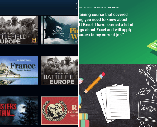 Learning for all cover photo collage