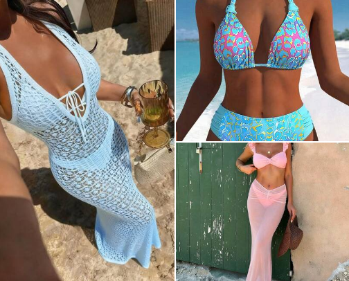 Swimwear 👙🩷 cover photo collage
