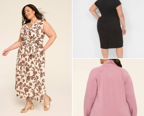 CurvyGirl Fall Finds @ LB cover photo collage