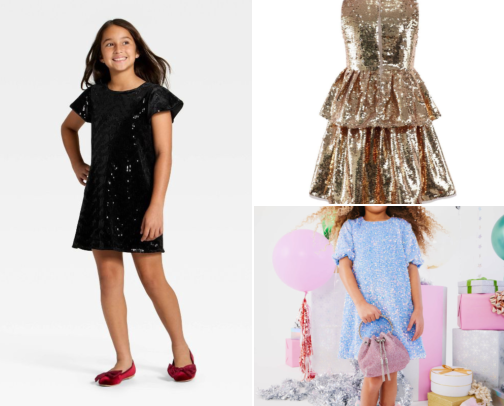 Festive dresses approved by my 7-year-old cover photo collage