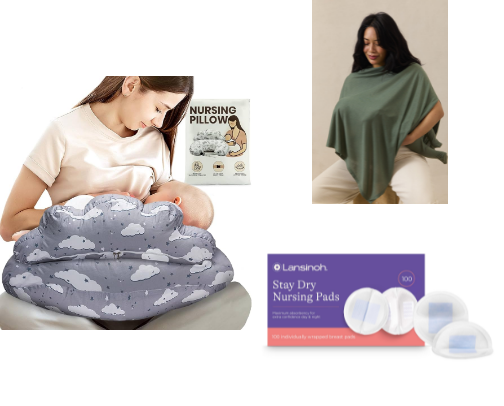 15 Breastfeeding Essentials Every New Mom Should Have cover photo collage