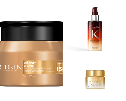 hair care cover photo collage