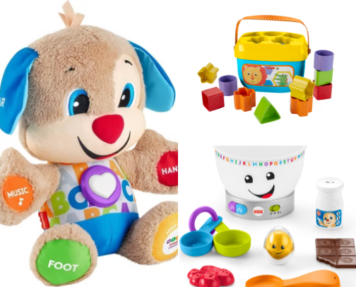Toys my 15 month old is loving! cover photo collage
