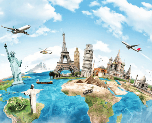Travel✈️ cover photo collage