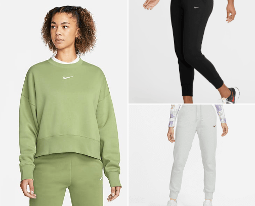 NIKE-Women's Clothing cover photo collage