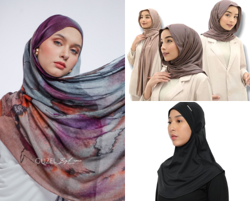 Hijab cover photo collage