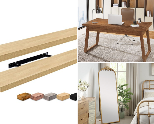 redecorating my home office 🏡👩🏻‍💻 cover photo collage