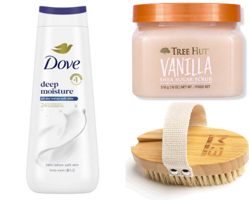 Self-Care Essentials for Soft and Glowy Skin💖🛁 cover photo collage