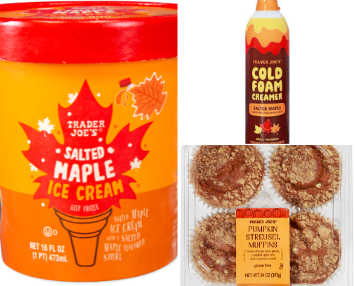 Fall/pumpkin finds at Trader Joe's cover photo collage