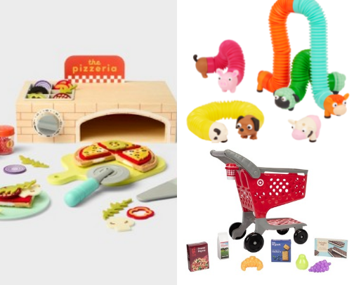 Our toddler toy favorites cover photo collage